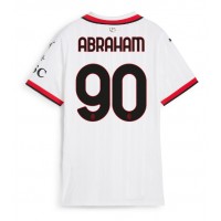 Fotballdrakt Dame AC Milan Tammy Abraham #90 Bortedrakt 2024-25 Kortermet